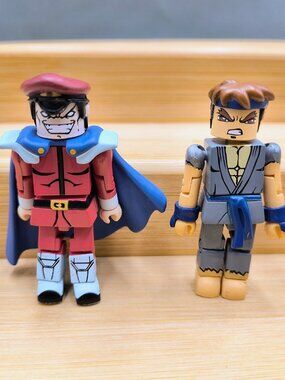 Street Fighter II Minimates - M. Bison & Evil Ryu - Art Asylum Diamond Select